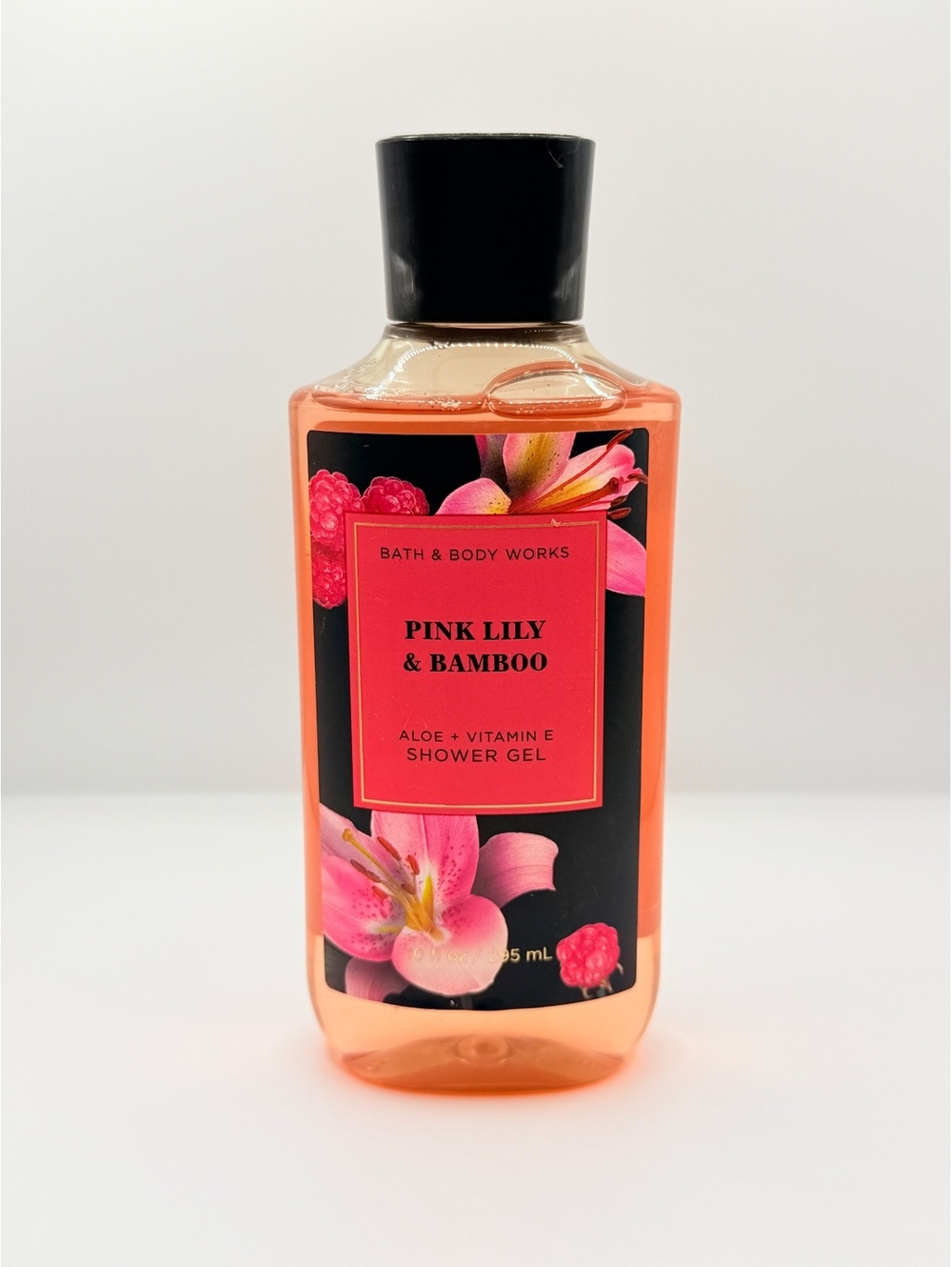 Bath & Body Works *RETIRED* Pink Lily & Bamboo Shower Gel
